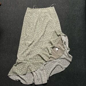 60s uneven lining skirt